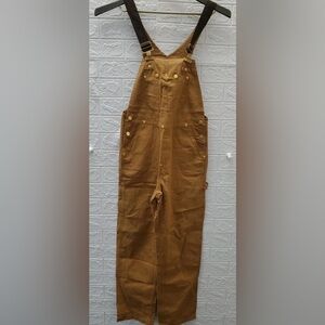 NEW Madepants Brown Work Overall dungarees